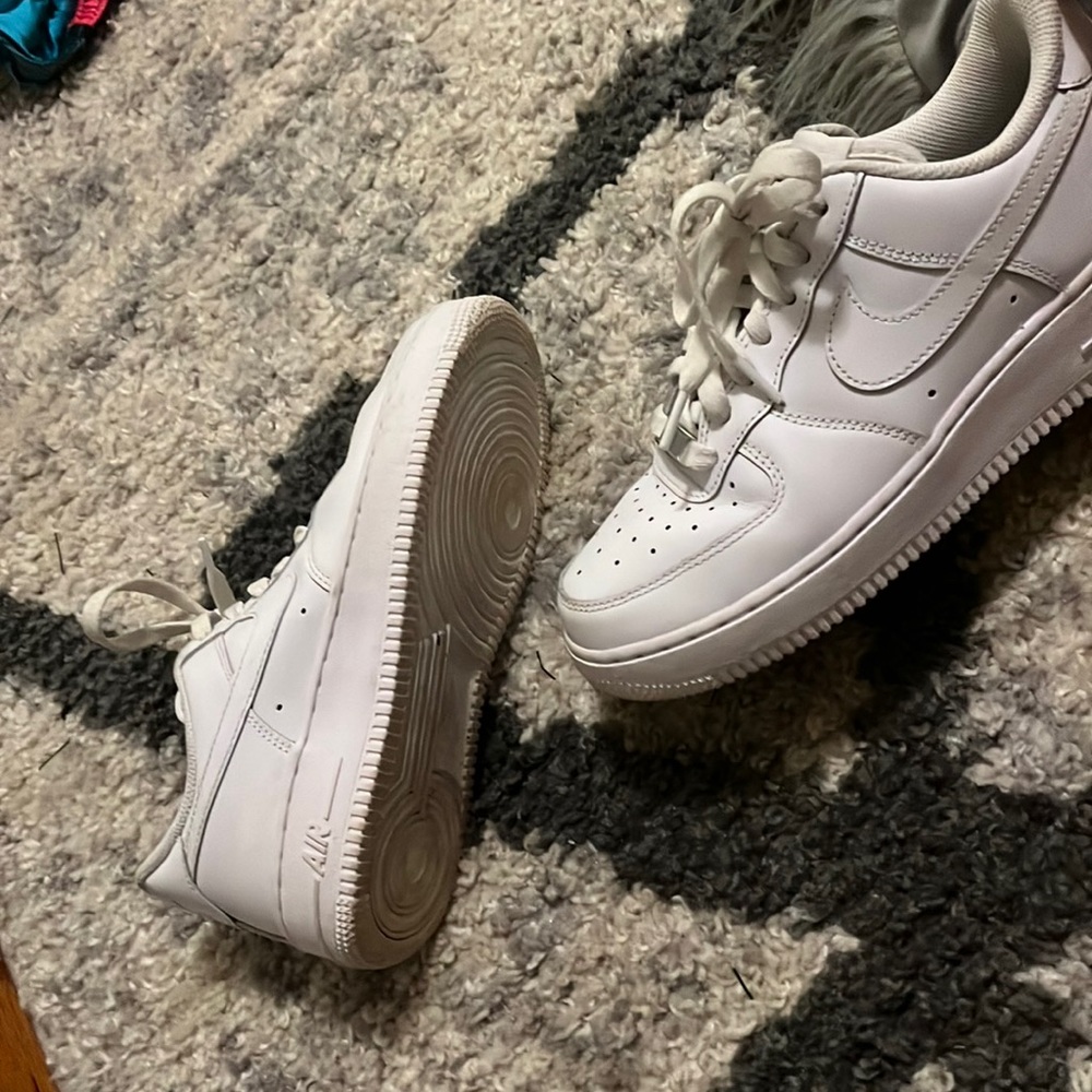 White Nike air forces